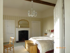 Spare bedroom from door