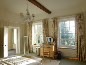 View towards the garden in the spare bedroom